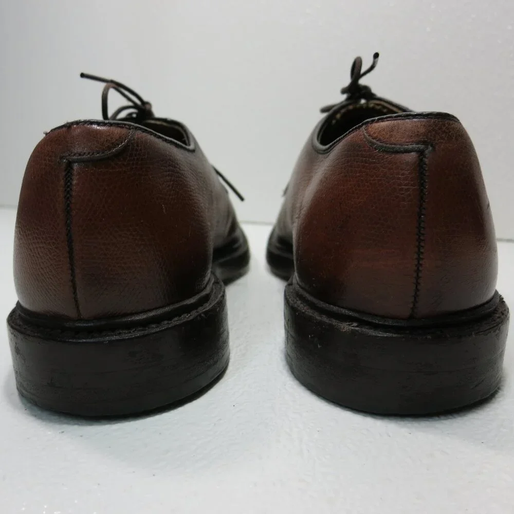 Thom McAn Royal Lancers Full Cut Pebbled Grained Leather Dress Oxfords 10